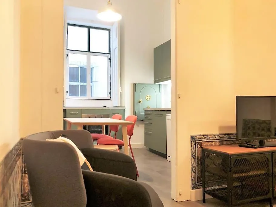 Sj1D Heart Of Baixa With New A/C * Stylish Apartment Lisbon
