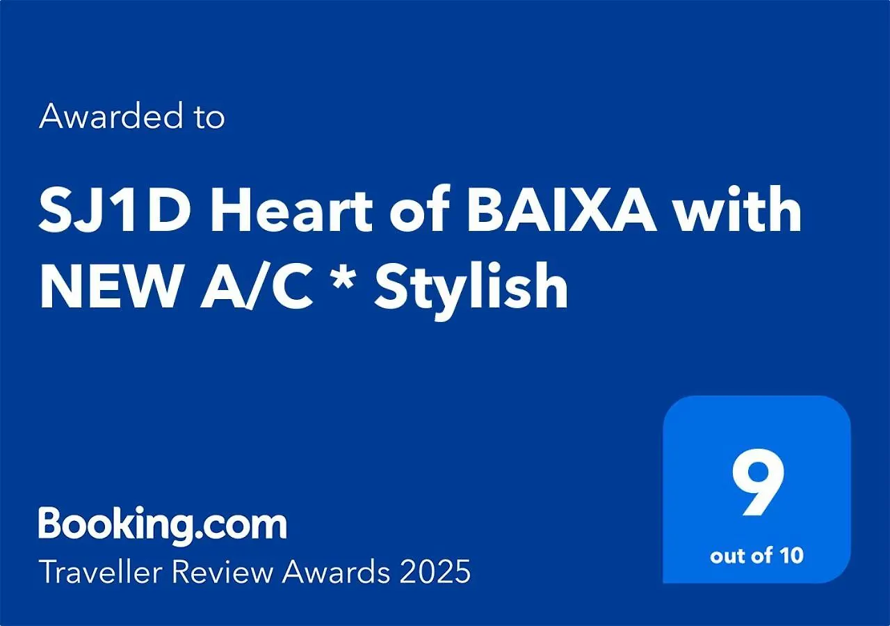 Sj1D Heart Of Baixa With New A/C * Stylish Apartment Lisbon